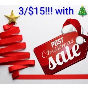 3/$15 After Christmas SALE! Any Items With a 🎄in the title-make a Bundle